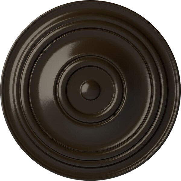 Ekena Millwork Traditional Ceiling Medallion (Fits Canopies up to 8 1/4"), 31 1/2"OD x 2 1/2"P, Stone Hearth CM31TRSHF - main
